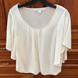 Diane Von Furstenberg Ivory blouse
